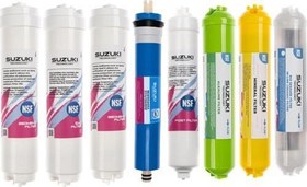 Resim Kapalı Kasa Su Arıtma Cihazı Tam Set (8 Filtre) Mineral, Detoks Ve Alkali Filtre İlaveli 