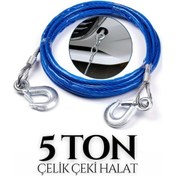 Resim Drs Tuning Oto Çekme Halatı Kancalı 5 Ton İzoleli Çelik Malzeme 