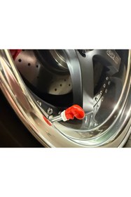 Resim ADA 3D Kırmızı Boks Eldiveni Görünümlü Spor Araba Lastik Jant Sibop Kapağı 4 Adet 