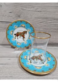 Resim River World 12 Parça 6 Kişilik Çay Seti Takımı Cvl Serisi Çok Renkli 