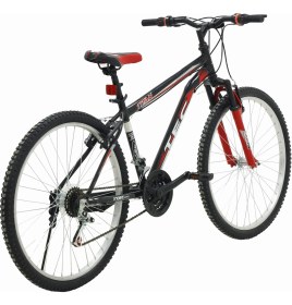 Resim Belderia Tec Titan 24" Jant 21 Vites V-Fren Siyah-Kırmızı Dağ Bisikleti 