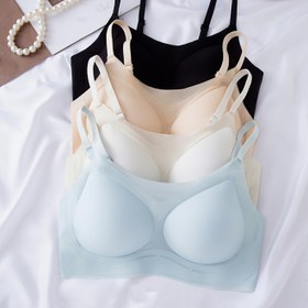 Resim 4'lü Kadınlar İçin Dikişsiz Sütyen Seti, Küçük Göğüsler İçin Tasarlanmış, Ultra İnce, Nefes Alabilir, Güzel Bir Sırt ile Seksi ve Rahat Bir Uyum Sağlar. 