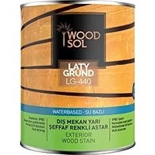 Resim Mabeyn Latygrund Dış Mekan Yarı Şeffaf Renkli Ahşap Astarı 0.75 Lt 1570 Grey 