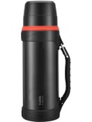 Resim AyrStore X-Level X-Juglarge Paslanmaz Çelik Termos 1200ml Seyahat Termosu 1.2L (Siyah) 