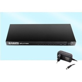 Resim Hdmı Çoklayıcı 1 Giriş 8 Çıkış Splıtter Pl-8962 