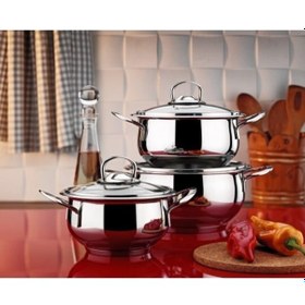 Resim Hascevher 6 Parça Kumsal Tencere Seti Tencere 