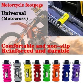 Resim Hightower Yeni Renkli Universal Off-road Motosikir Pedları Kırmızı 