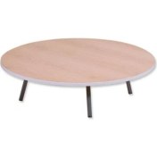 Resim Ecowood Katlanır Ayaklı Yuvarlak Yer Sofrası 100 cm 