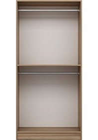 Resim Minar Kale 90cm Giyinme Dolabı Dore Ceviz - 190cm Ceviz 