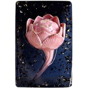 Resim Suntek Sanatsal Seramik Gül Heykeli Çiçekler Küçük-pembe 