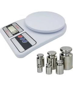 Resim Layfhex Hassas Mutfak Terazisi Tartısı Azami 10 kg Dijital LCD Ekran 