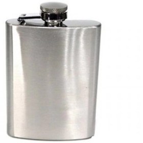 Resim shopwave 6 oz Çelik Cep İçki Kanyak Matarası 