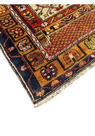 Resim El Dokuma Sıfır Antika Yahyalı Seccade 80x160 Kök Boya Namazlık 