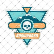 Resim Bay Etiket Hbg40 Snowboard Etiketi 