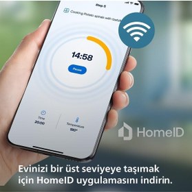Resim Philips Aile Boyu 8,3 Lt Geniş Kapasiteli Connected 22'in1 Uzaktan Bağlantılı Premium Airfryer 