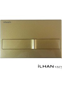 Resim Visam Karina Gömme Rezervuar Kumanda Paneli Altın 