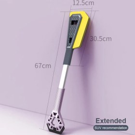 Resim Cdwishbest No.2 Tarzı Araba Kar Küreği Çift Uçlu Kar Buz Kazıyıcı Ayrılabilir Oto Ön Cam Kar Fırçası Sökücü Kaymaz Kavrama Temizleme Aracı Aksesuarları (Yurt Dışından) 