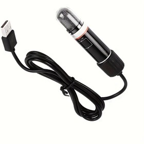 Resim USB Mini Akvaryum Isıtıcısı, 10W - Esnek Gooseneck ve Sıcaklık Kontrolü ile Alan Tasarrufu Sağlayan Balık Tankı Isıtma Aracı, Siyah, 36V Altında, Tuzlu ve Tatlı Sular için Mükemmel, Akvaryum Isıtıcısı, Pil Olmadan 