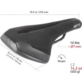 Resim Selle Italia St5 Flow Jelli Bisiklet Selesi 165X276MM Kutusuz 