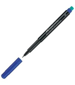 Resim Faber-Castell Asetat Kalemi Permanent S Seri Mavi 15 23 51 