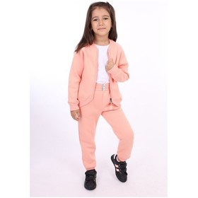 Resim Toontoy Kids Toontoy Kız Çocuk Eşofman Takım Somon 