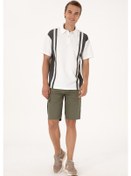 Resim U.s. Polo Assn. Erkek Koyu Haki Şort / Bermuda 50300418-vr111 Koyu Haki 