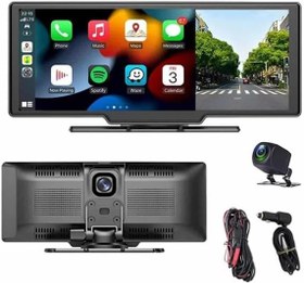 Resim 4K Ultra Araç İçi Ön ve Arka Kameralı Ekran HD 2 Kameralı Torpido Üstü Araç Multimedya 