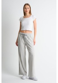 Resim Alexandergardı Çizgili Eşofman Altı Açık Gri 