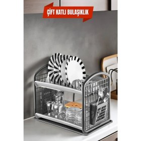 Resim Open Home Concept Çok Foksiyonluk Çift Katlı Tabaklık & Bulaşık Kurutmalık 