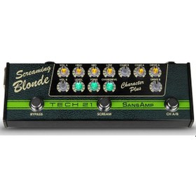 Resim Tech 21 SansAmp Character Plus-Screaming Blonde Gitar Pedalı (CPS 