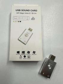 Resim Usb ses kartı hifi magic voice 9.1 3d ch ses kartı 