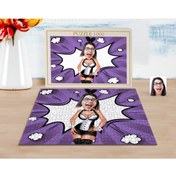 Resim Bk Gift Kişiye Özel Tavşan Kız Karikatürlü 1000 Parça Profesyonel Puzzle-1 