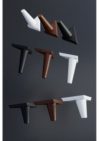 Resim Eymen Konik Kahverengi 15 Cm Mobilya Kanepe Koltuk Tv Ünitesi Yükseltici Yükseltme Ayağı Kahverengi Ahşap Desenli 15 Cm 