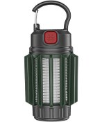 Resim Xindoker Led Kamp Lamba, Multifonksiyonel Şarjlı Fener, Işık+pembe Işık, Açık Hava, Çadır Işığı, Batarya Dahil Siyah 