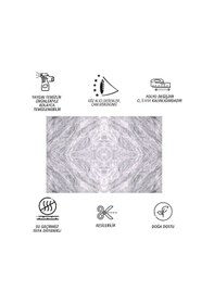 Resim Tink Kendinden Yapışkanlı Gri Desenli Pvc Panel 41x62 Cm 