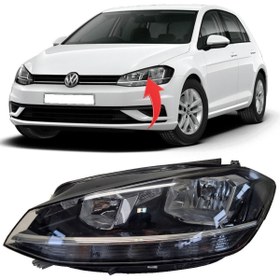 Resim Genel Markalar Vw Golf 7.5 Ön Far Komple 2017 Sonrası 5G1941005D 