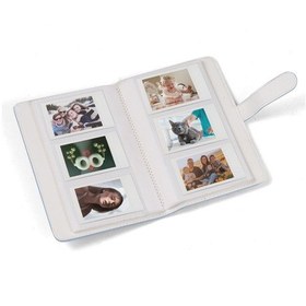 Resim Mini Fotoğraf Albümü Fotoğraf Kitabı Albümü 108 Cepler Mavi 