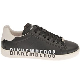 Resim Dirk Bikkembergs Siyah-Beyaz Erkek Deri Sneaker 19133/CP 