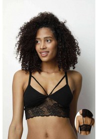 Resim Kota 3 Adet Siyah Dantelli Büstiyer 