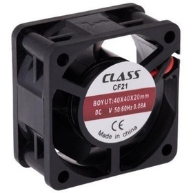 Resim Fan 24V Plastik Kanat 40X40X20 2 0.07A 1.68W Class Cf216 