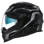 Resim Nexx X.wst2 Supercell Black Silver Motorcu Kaskı Pınlock 