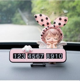 Resim Conventions1 Yaratıcı Araba Geçici Park Numarası Plaka Cep 1 Adet 