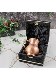 Resim Dmt Copper Home Gaziantep Bakırdan El Dövmesi İsimli Kupa Bardak Hediyelik İsme Özel Kalaylı Bakır 