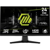 Resim MSI 23.8 MAG 242F 0.5MS 200HZ FLAT RAPID IPS FREESYNC MONITOR 