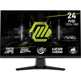 Resim MSI 23.8 MAG 242F 0.5MS 200HZ FLAT RAPID IPS FREESYNC MONITOR 