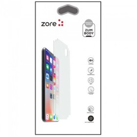 Resim Apple iPhone SE 2020 Ekran ve Arka Kasa Koruyucu Şeffaf Jelatin Zum Body 