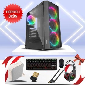 Resim PANTHERA-01U, Amd Ryzen 5 5600, Mushkın 16GB Ddr4 Ram, Wd 512TB Nvme Ssd, Arktek 4gb Gddr5 RX550 Ekran Kartı, 600W Kasa, Oem Paket (Bol Hediyeli) 