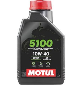 Resim Motul 5100 10W-40 4T Motosiklet Motor Yağı 1 L 
