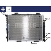 Resim BEHR 8MK376710-234 Radyatör W210 95-02 