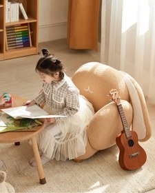 Resim innature Rabbit Teddy Kumaşlı Yumuşak Soft Oturumlu Çocuk Koltuğu - Home 